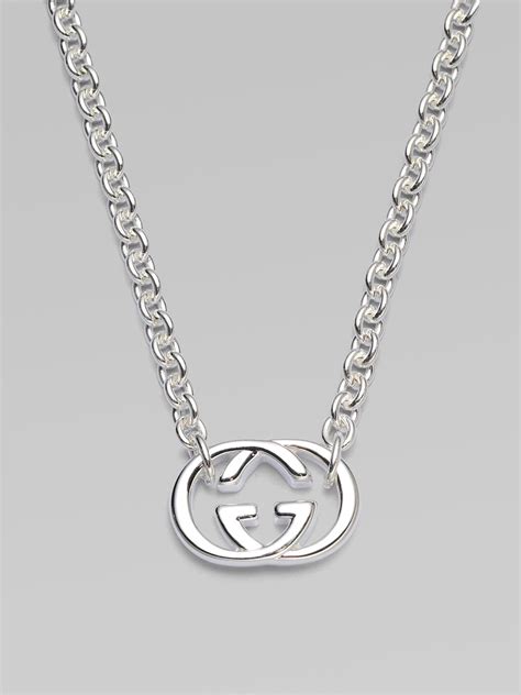 gucci スターリングシルバー|gucci silver necklace.